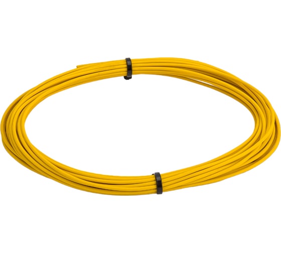 Провод VOLTON ПВАМ 1,5 кв.мм, 10м (желтый) VLT400157 1