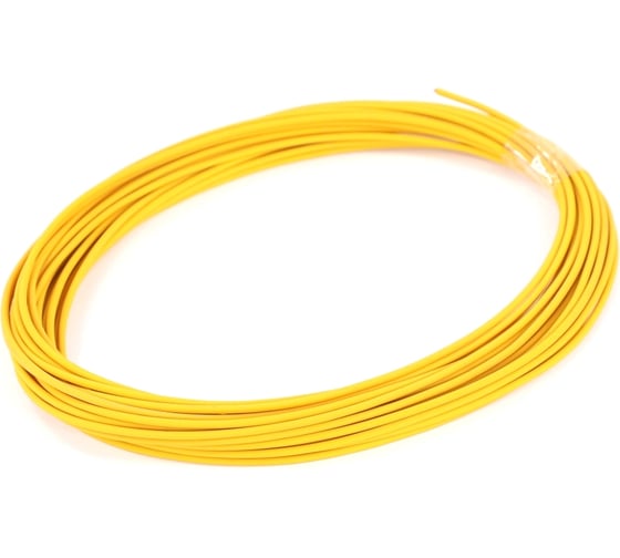 Провод VOLTON ПВАМ 1,5 кв.мм, 10м (желтый) VLT400157