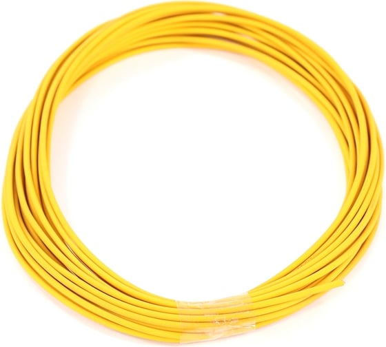 Провод VOLTON ПВАМ 1,5 кв.мм, 10м (желтый) VLT400157