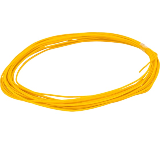 Провод VOLTON ПВАМ 0,5 кв.мм, 10м (желтый) VLT400112