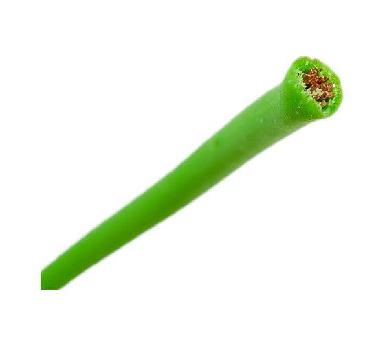 Провод VOLTON ПВАМ 0,5 кв.мм, 10м (зеленый) VLT400115