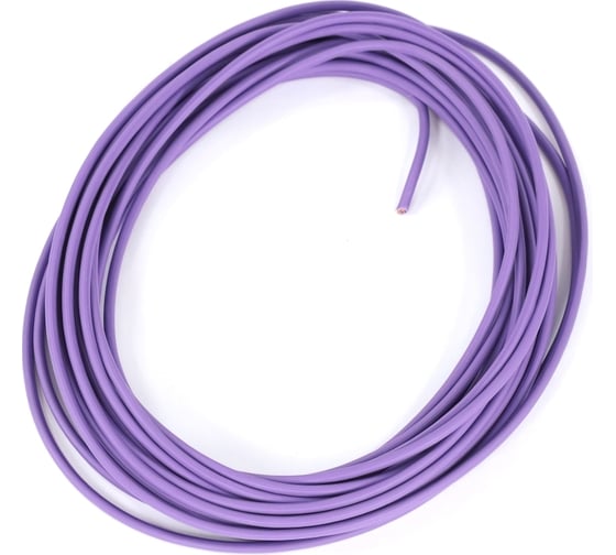 Провод VOLTON ПВАМ 4 кв.мм, 10м (фиолетовый) VLT400109