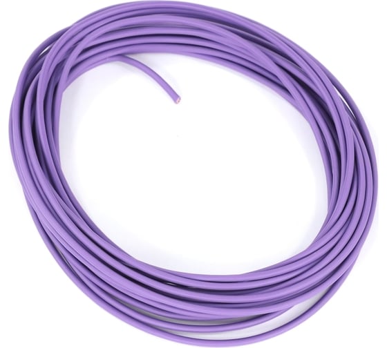 Провод VOLTON ПВАМ 4 кв.мм, 10м (фиолетовый) VLT400109