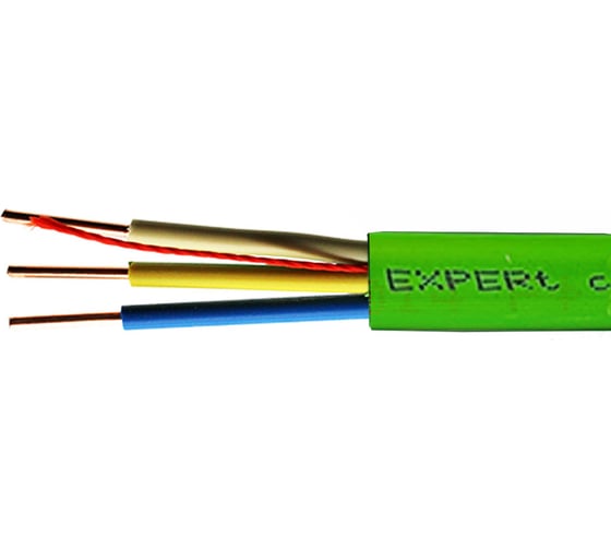 Силовой энергосберегающий кабель EXPERt class ВВГ-Пнг(А)-LS 3x2,5 ок(N,PE)-0,66 100 м 35304
