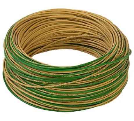 Установочный провод EXPERt class ПуГВнг(А)-LS 1x4,0 желто-зеленый, 0,45кВ коробка 50м 25548