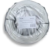 Провод ПВСн iTOK 2x1 ГОСТ белый 10 метров i-KPP-PVSN-210-10-W
