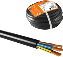 Провод TDM ELECTRIC ПВС 5x1,5, ГОСТ, 5м, черный SQ0118-0311