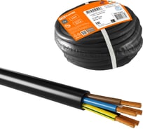 Провод TDM ELECTRIC ПВС 5x1,5 ГОСТ (10м), черный SQ0118-0327