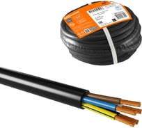 Провод TDM ELECTRIC ПВС 5x6 ГОСТ (5м), черный SQ0118-0314