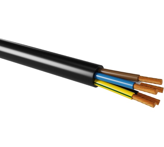 Провод ПВС 5x6 ГОСТ (100м), черный TDM ELECTRIC SQ0118-0394