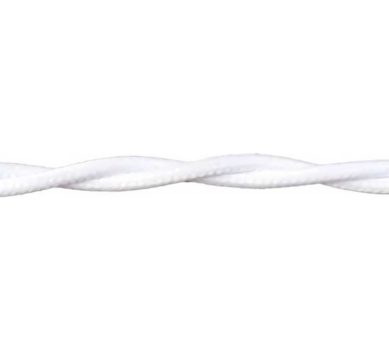 Провод Bironi 2x1,5, белый, матовый, 10 метров B1-424-71-10