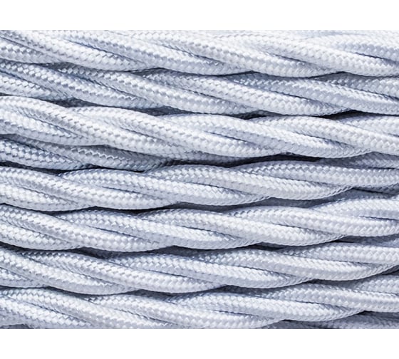 Провод Bironi 2x2,5, белый, глянец, 10 метров B1-425-071-10