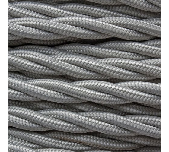 Провод Bironi 2x1,5, титан, матовый, 50 метров B1-424-717-50 1