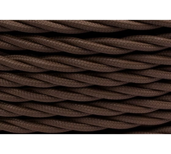 Провод Bironi 2x2,5, коричневый, матовый, 10 метров B1-425-72-10