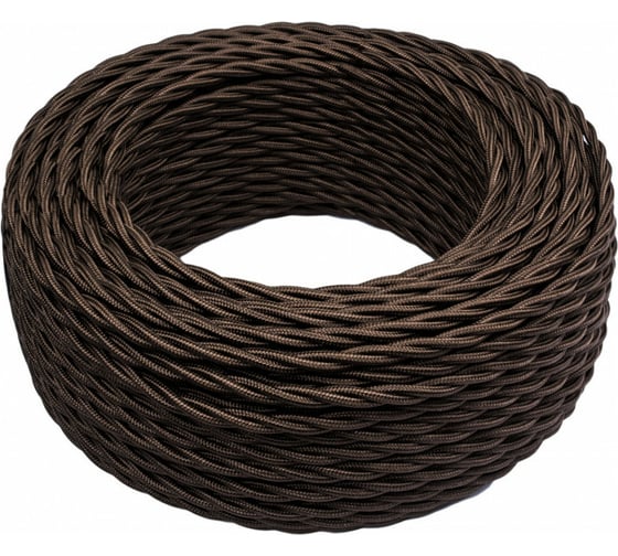 Провод Bironi 3x0,75 коричневый (глянец) 10м B1-432-072-10 1