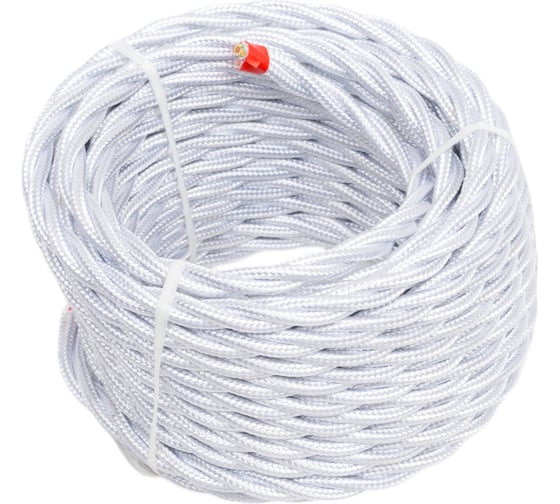 Провод Bironi 3x2,5 белый (глянец) 10м B1-435-071-10