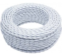 Провод Bironi 3x2,5 белый (глянец) 50м B1-435-071-50