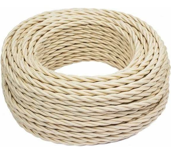 Коаксиальный кабель Bironi, песочное золото, матовый, 20м B1-426-719-20