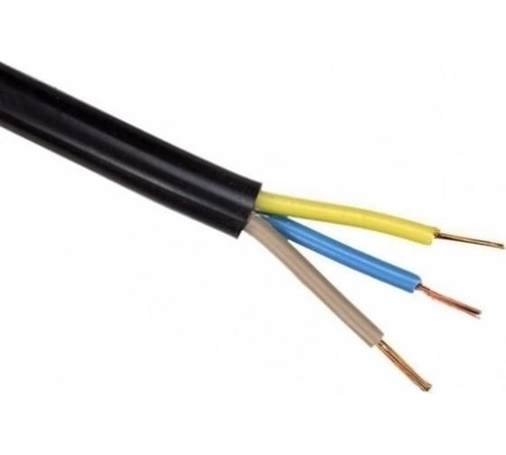 Провод ПВСн iTOK 3x2,5 ГОСТ черный (5 метров) i-KPP-PVSN-325-5-B