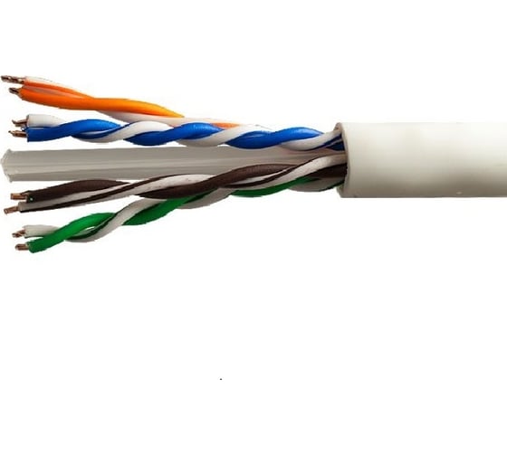 Сетевой интернет кабель витая пара SUPRLAN медный Six U/UTP Cat.6 4x2xAWG23 Cu PVC внутренний 305м 01-0316-1