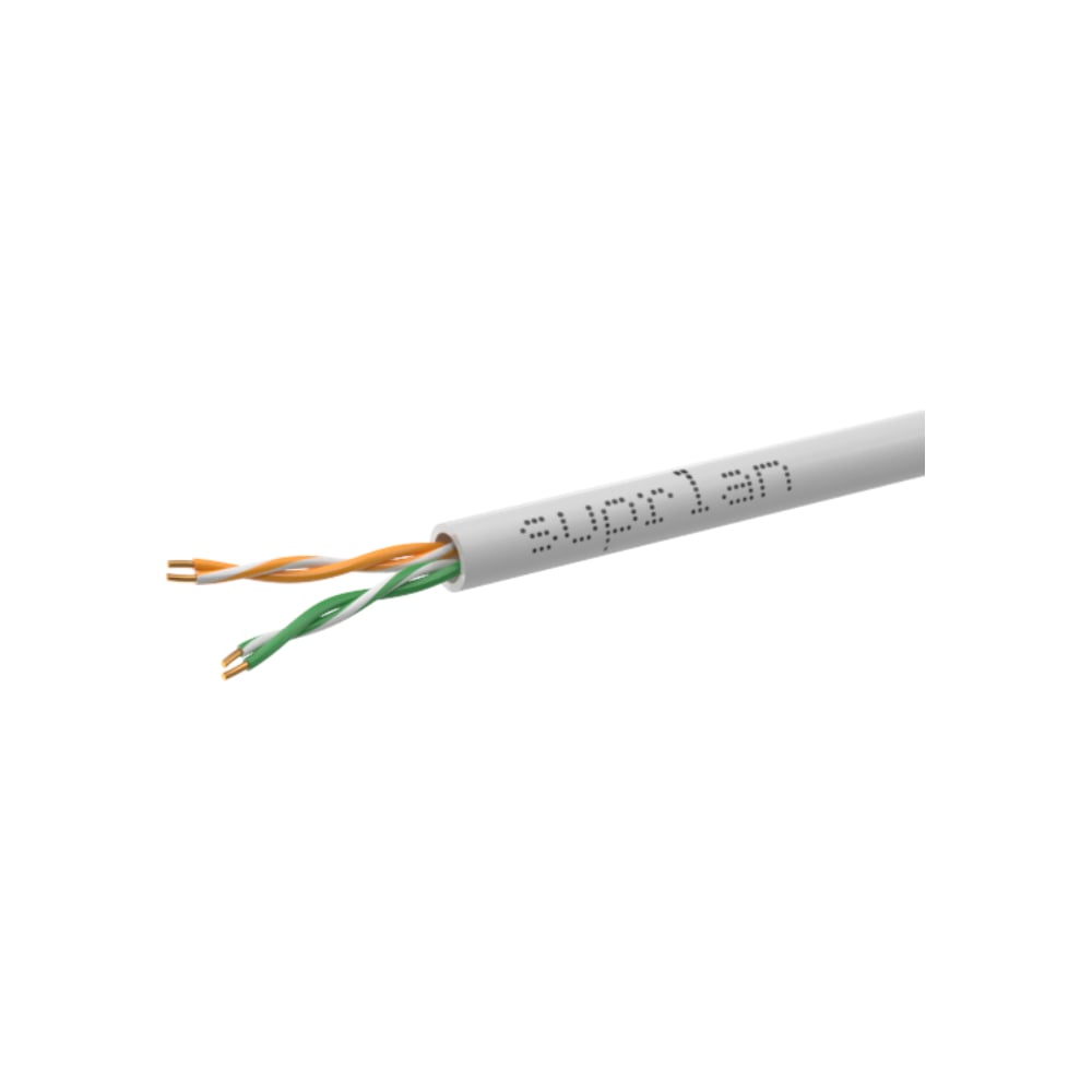 Кабель SUPRLAN Median UTP Cat.5e 2x2xAWG24 Cu PVC Indoor 500м 01-0225-4 ...
