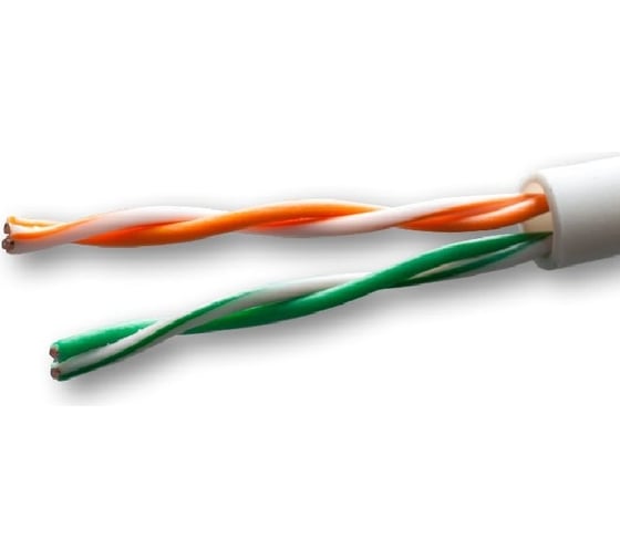 Сетевой интернет кабель витая пара SUPRLAN медный Median UTP Cat.5e 2x2xAWG24 Cu PVC внутренний 500м 01-0225-4