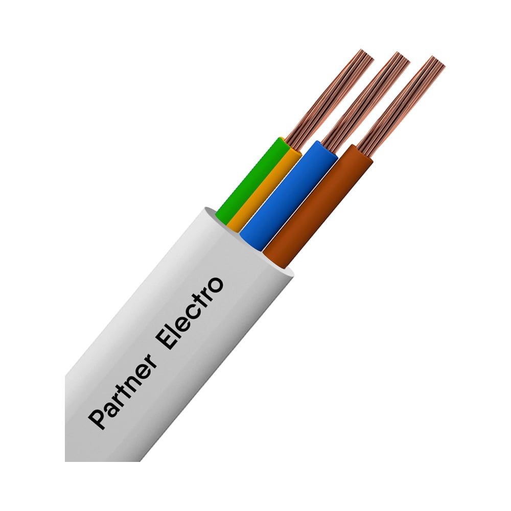 Провод Партнер-электро ПуГВВ 3x1,5 гост (10м) P056G-03NP05MC-B010 ...