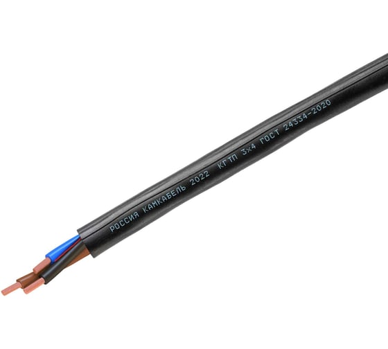 Кабель КГТП Камкабель 3x4 мм 100м 119ЯП32W00006:2
