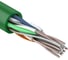 Кабель витая пара REXANT U/UTP CAT6 нг(А)-LSLTx 4x2х0,575мм 23AWG внутренний зеленый 305м 01-0071 1