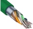 Кабель витая пара REXANT FTP CAT6 нг(А)-LSLTx 4x2х0,575мм 23AWG внутренний зеленый 305м 01-0171 1