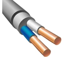 Провод NYM 2х1,5 серый 100м VOLTEX 13740