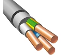 Провод NYM 3х1,5 серый 50м VOLTEX 13709