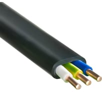 Провод ВВГп-нг 3х2.5 чёрный 20м VOLTEX 11351
