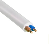 Провод ПВС 2х1.5 белый 20м VOLTEX 13716