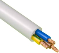 Провод ПВС 3Х2.5 белый 100м VOLTEX 11367