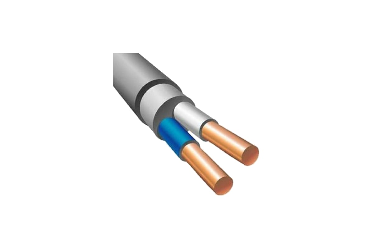 Кабель АВВГП 2х2,5 мм2 (1 п.м)