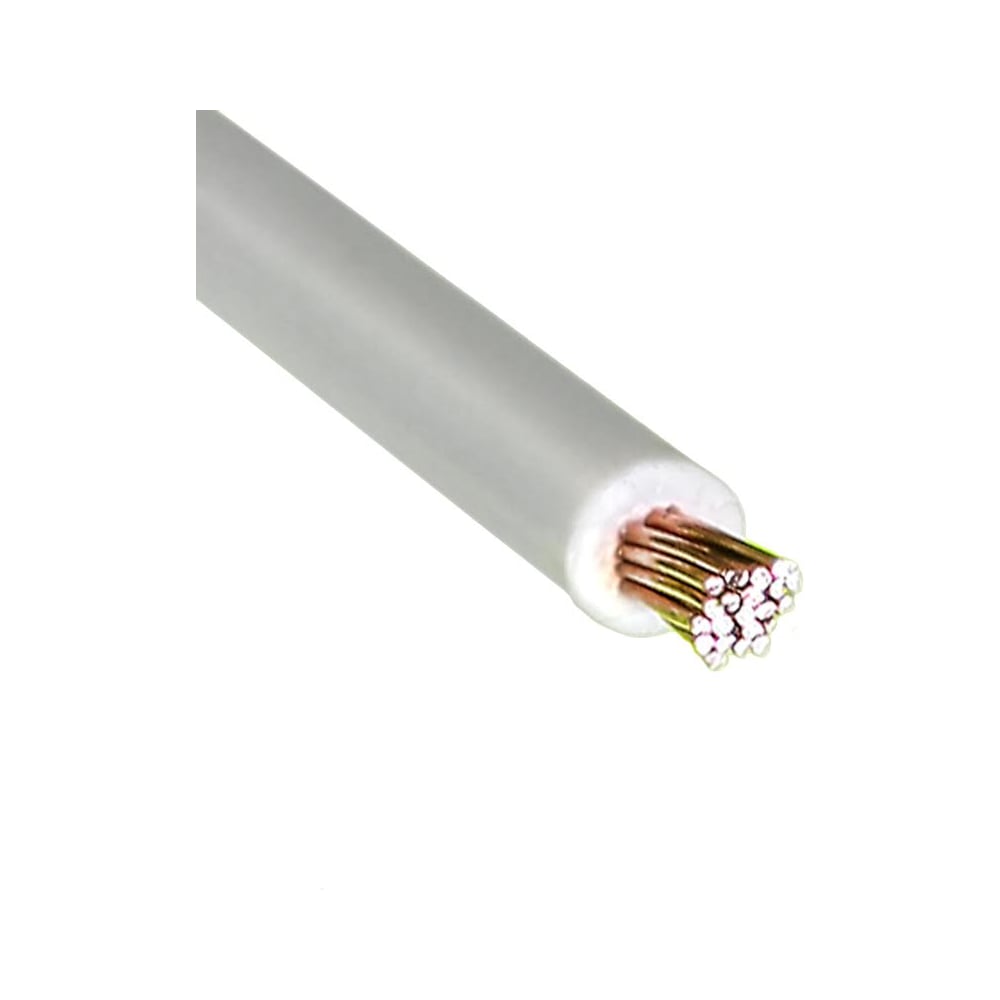 Провод ТУ ПВбм 3 1х2,5 белый 10м МАСТЕРтока 13532 - выгодная цена ...