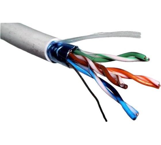 Медный кабель с тросом REXANT FTP 4х2х0.53 кат.5e 131437
