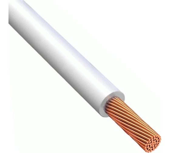 Силовой кабель НКЗ ПуГВ ПВ-3 6 белый ПуГВнгА-LS ГОСТ 300 м. С00193608 1