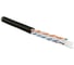 Кабель витая пара Hyperline UUTP4-C6-S23-IN-LSZH-BK-305 (305 м) U/UTP, категория 6, 4 пары (23 AWG), одножильный (solid), с разделителем, LSZH, нг(А)-HF, –20C – +75C, черный - гарантия:15 ле 1