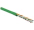 Кабель витая пара Hyperline UUTP4-C5E-P24-IN-LSZH-GN-305 (305 м) неэкранированная U/UTP, категория 5e, 4 пары (24 AWG), многожильный (patсh), LSZH, нг(А)-HF, -20C– +75C, зеленый 236870 1