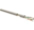 Кабель витая пара Hyperline UUTP4R-C6-S23-IN-LSZH-GY-305 (305 м) неэкранированная U/UTP, категория 6, 4 пары (23 AWG), одножильный (solid), с разделителем, LSZH, нг(А)-HF, –20C – +75C, серый 1
