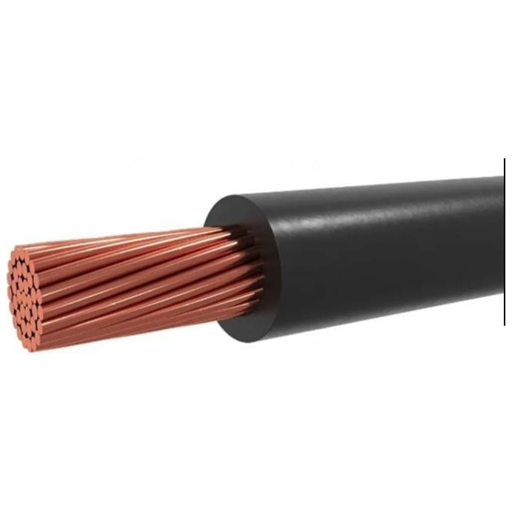 Провод ПуГВнг(a)-ls Цветлит 1x6 черный 200 метров С00064384 - выгодная ...