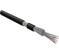 Волоконно-оптический кабель Hyperline FO-DT-IN/OUT-50-16-HFLTx-BK 50/125 (OM2) многомодовый, 16 волокон, плотное буферное покрытие (tight buffer), внутренний/внешний, HFLTx, –40C – +70C, чер
