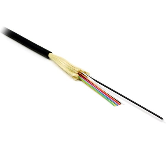 Волоконно-оптический кабель Hyperline FO-DT-IN/OUT-504-4-LSZH-BK 50/125 (OM4) многомодовый, 4 волокна, плотное буферное покрытие (tight buffer), внутренний/внешний, LSZH, нг(А)-HF, –40C – +7 1