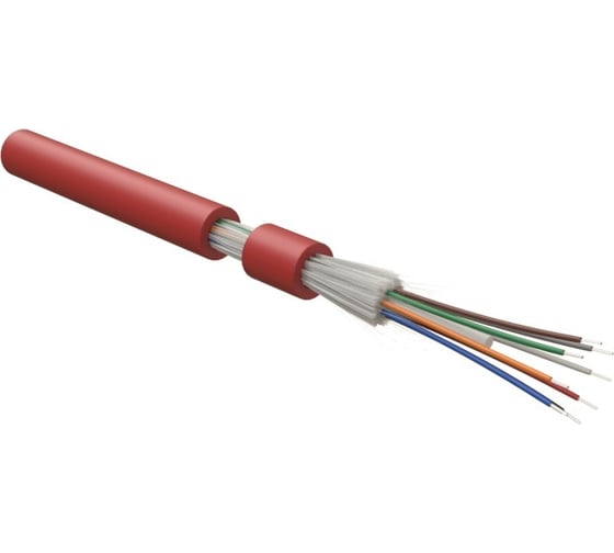 Волоконно-оптический кабель Hyperline FO-DT-IN-504-4-FRHFLTx-MG 50/125 (OM4) многомодовый, 4 волокна, плотное буферное покрытие (tight buffer) внутренний, FRHFLTx, –60C – +70C, маджента 4486