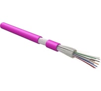Волоконно-оптический кабель Hyperline FO-DT-IN-504-8-HFLTx-MG 50/125 (OM4) многомодовый, 8 волокон, плотное буферное покрытие (tight buffer), для внутренней прокладки, HFLTx, –40C – +70C, ма