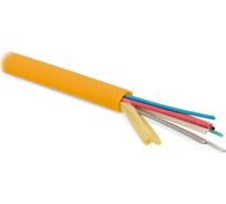 Волоконно-оптический кабель Hyperline FO-MB-IN-50-48-LSZH-OR 50/125 (OM2) многомодовый, 48 волокон, безгелевые микротрубки 1.1 мм (micro bundle), для внутренней прокладки, LSZH, нг(А)-HF, -3