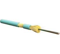 Волоконно-оптический кабель Hyperline FO-MC3-IN-503-12-LSZH-AQ 50/125 (OM3) многомодовый, для патч-кордов и кабельных сборок с коннекторами MPO/MTP, 12 волокон, для внутренней прокладки, LSZ