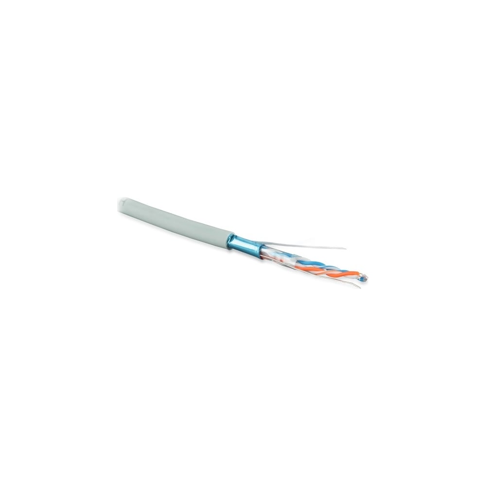Экранированный кабель витая пара Hyperline FUTP2-C5-S24-IN-PVC-GY-500 ...